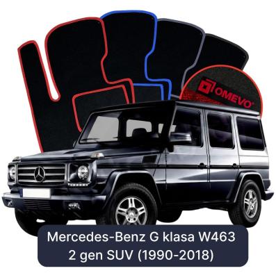 Velurové autokoberce OMEVO pro Mercedes-Benz G Třída W463 2 gen SUV (1992-2018)