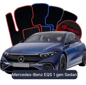 Velurové autokoberce OMEVO pro Mercedes-Benz EQS 1 gen Sedan (2021-2025)