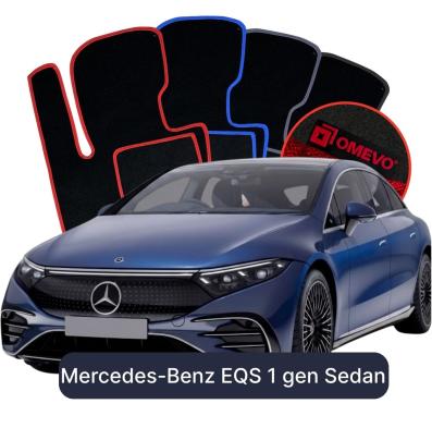 Velurové autokoberce OMEVO pro Mercedes-Benz EQS 1 gen Sedan (2021-2025)