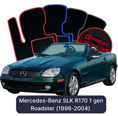 Velurové autokoberce OMEVO pro Mercedes-Benz SLK R170 1 gen Roadster (1996-2004)