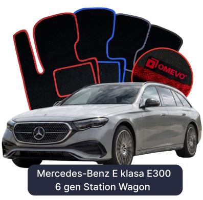 Velurové autokoberce OMEVO pro Mercedes-Benz E třída E300 6 gen Kombi (2023-2025)