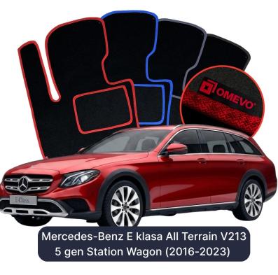 Velurové autokoberce OMEVO pro Mercedes-Benz E Třída All Terrain V213 5 gen Kombi (2016-2023)