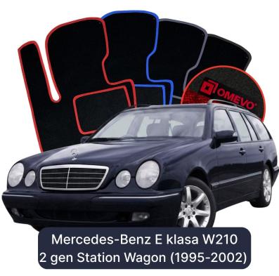 Velurové autokoberce OMEVO pro Mercedes-Benz E Třída W210 2 gen Kombi (1995-2002)