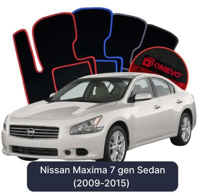 Velurové autokoberce OMEVO pro Nissan Maxima 7 gen Sedan (2009-2015)