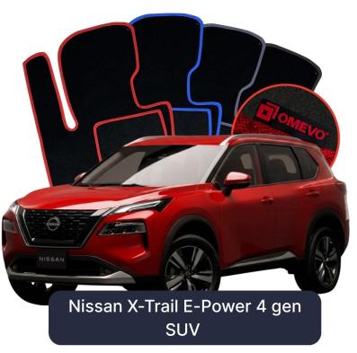 Velurové autokoberce OMEVO pro Nissan X-Trail E-Power 4 gen SUV (2021-2025)