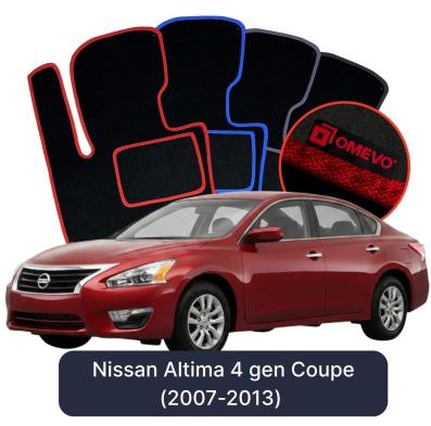 Velurové autokoberce OMEVO pro Nissan Altima 4 gen Kupé (2007-2013)