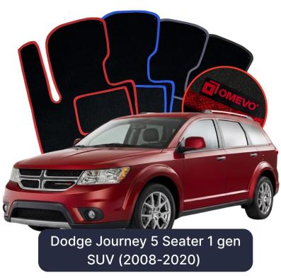 Velurové autokoberce OMEVO pro Dodge Journey 5 místný 1 gen SUV (2008-2020)