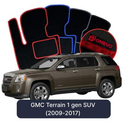 Velurové autokoberce OMEVO pro GMC Terrain 1 gen SUV (2009-2017)