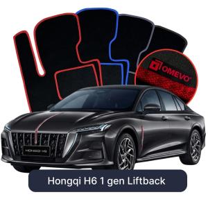 Velurové autokoberce OMEVO pro Hongqi H6 1 gen Liftback (2023-2025)