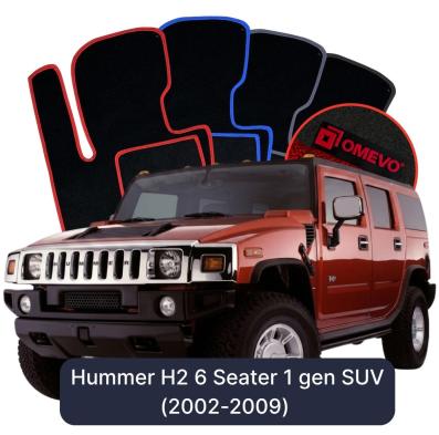 Velurové autokoberce OMEVO pro Hummer H2 6 místný 1 gen SUV (2002-2009)