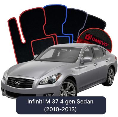 Velurové autokoberce OMEVO pro Infiniti M 37 4 gen Sedan (2010-2013)