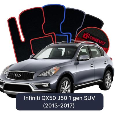 Velurové autokoberce OMEVO pro Infiniti QX50 J50 1 gen SUV (2013-2017)