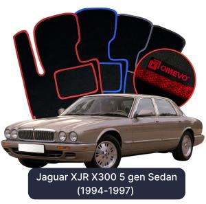 Velurové autokoberce OMEVO pro Jaguar XJR X300 5 gen Sedan (1994-1997)