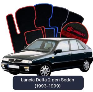Velurové autokoberce OMEVO pro Lancia Delta 2 gen Sedan (1993-1999)