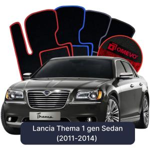 Velurové autokoberce OMEVO pro Lancia Thema 1 gen Sedan (2011-2014)