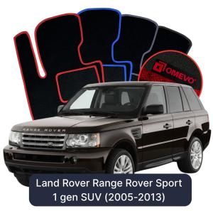 Velurové autokoberce OMEVO pro Land Rover Range Rover Sport 1 gen SUV (2005-2013)