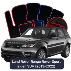 Velurové autokoberce OMEVO pro Land Rover Range Rover Sport 2 gen SUV (2013-2022)
