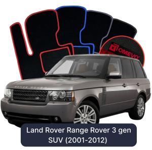 Velurové autokoberce OMEVO pro Land Rover Range Rover 3 gen SUV (2001-2012)