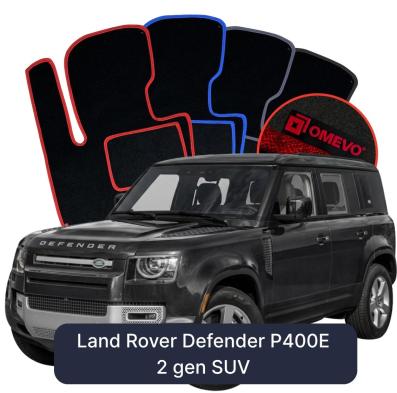 Velurové autokoberce OMEVO pro Land Rover Defender P400E 2 gen SUV (2020-2025)