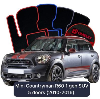 Velurové autokoberce OMEVO pro Mini Countryman R60 1 gen SUV 5 dveří (2010-2016)