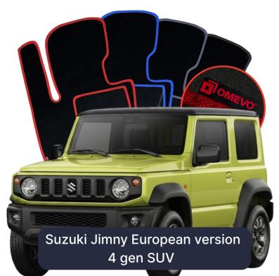 Velurové autokoberce OMEVO pro Suzuki Jimny Evropská verze 4 gen SUV (2018-2025)