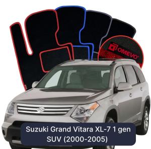 Velurové autokoberce OMEVO pro Suzuki Grand Vitara XL-7 1 gen SUV (2000-2005)