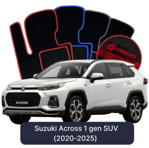Velurové autokoberce OMEVO pro Suzuki Across 1 gen SUV (2020-2025)