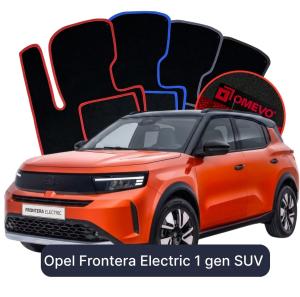 Velurové autokoberce OMEVO pro Opel Frontera Electric 1 gen SUV (2024-2025)