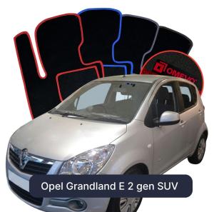 Velurové autokoberce OMEVO pro Opel Agila 2 gen Hatchback 5 dveří (2008-2014)