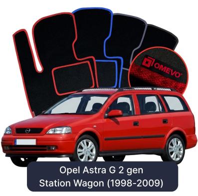 Velurové autokoberce OMEVO pro Opel Astra G 2 gen Kombi (1998-2009)