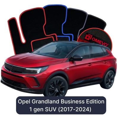 Velurové autokoberce OMEVO pro Opel Grandland Business Edition 1 gen SUV (2017-2024)