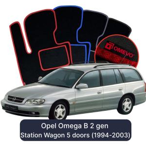 Velurové autokoberce OMEVO pro Opel Omega B 2 gen Kombi 5 dveří (1994-2003)