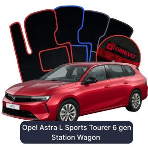 Velurové autokoberce OMEVO pro Opel Astra L 6 gen Kombi (2022-2024)