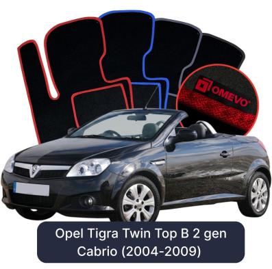 Velurové autokoberce OMEVO pro Opel Tigra Twin Top B 2 gen Cabrio (2004-2009)
