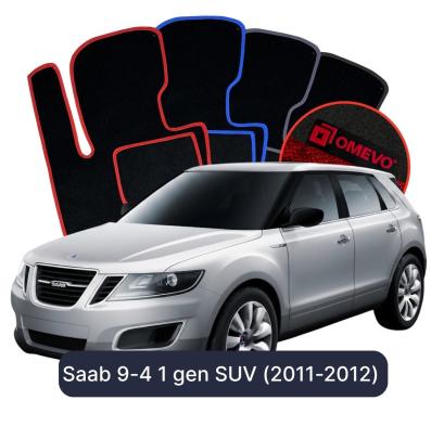 Velurové autokoberce OMEVO pro Saab 9-4 1 gen SUV (2011-2012)