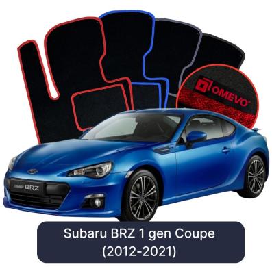 Velurové autokoberce OMEVO pro Subaru BRZ 1 gen Kupé (2012-2021)