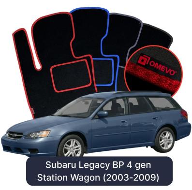 Velurové autokoberce OMEVO pro Subaru Legacy BP 4 gen Kombi (2003-2009)