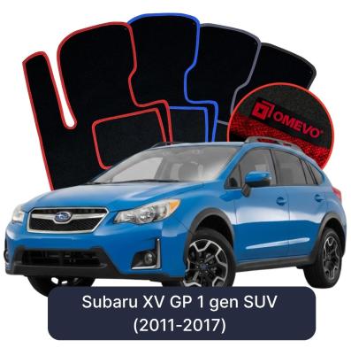 Velurové autokoberce OMEVO pro Subaru XV GP 1 gen SUV (2011-2017)