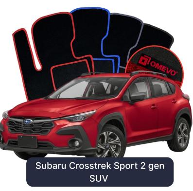Velurové autokoberce OMEVO pro Subaru Crosstrek Sport 2 gen SUV (2018-2025)