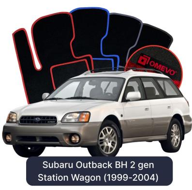 Velurové autokoberce OMEVO pro Subaru Outback 2 gen Kombi (1999-2004)