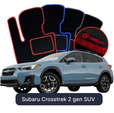 Velurové autokoberce OMEVO pro Subaru Crosstrek  2 gen SUV (2018-2025)