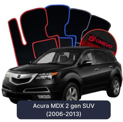 Velurové autokoberce OMEVO pro Acura MDX 2 gen SUV (2006-2013)