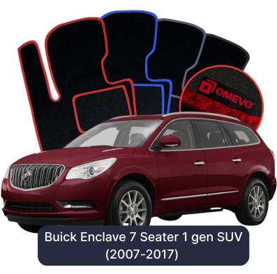 Velurové autokoberce OMEVO pro Buick Enclave 7-místný 1 gen SUV (2007-2017)