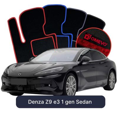 Velurové autokoberce OMEVO pro Denza Z9 e3 1 gen Sedan (2024-2025)
