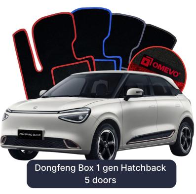 Velurové autokoberce OMEVO pro Dongfeng Box 1 gen Hatchback 5dveřový (2024-2025)