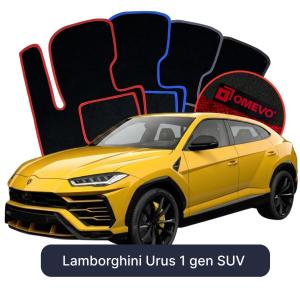 Velurové autokoberce OMEVO pro Lamborghini Urus 1 gen SUV (2018-2025)