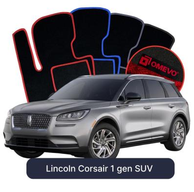 Velurové autokoberce OMEVO pro Lincoln Corsair 1 gen SUV (2019-2025)