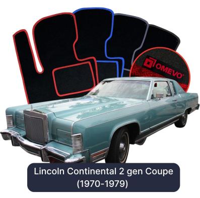 Velurové autokoberce OMEVO pro Lincoln Continental 2 gen Kupé (1970-1979)