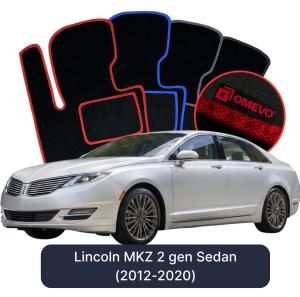 Velurové autokoberce OMEVO pro Lincoln MKZ 2 gen Sedan (2012–2020)