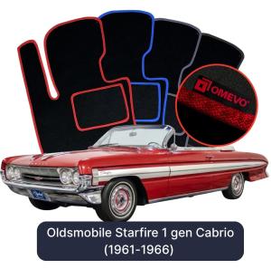 Velurové autokoberce OMEVO pro Oldsmobile Starfire 1 gen Cabrio (1961-1966)